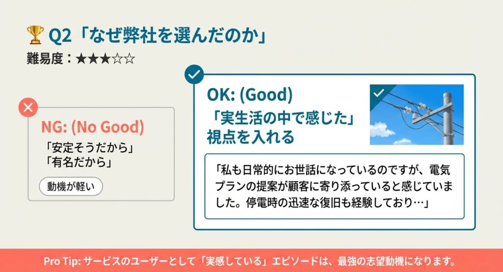 ②なぜ弊社を選んだのかのまとめイラスト