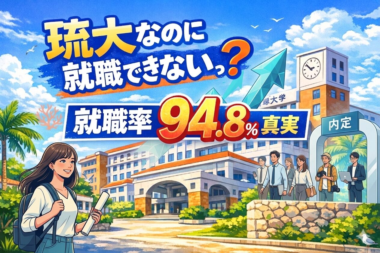 琉大なのに就職できない？就職率９ の謎